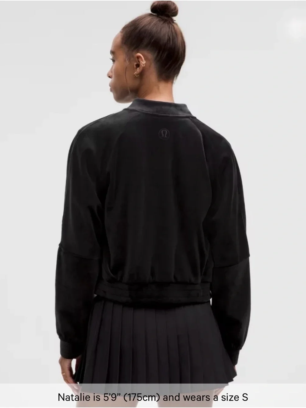 Lululemon scuba varsity jacket velvet edition